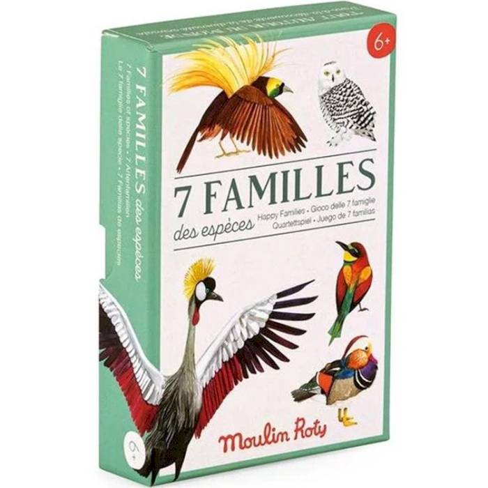 Jeu de 7 familles des espèces