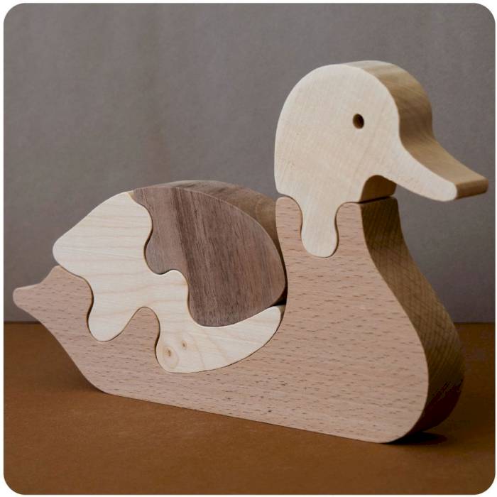 Puzzle en bois Omar le Canard