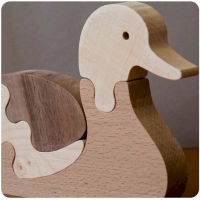 Puzzle en bois Omar le Canard