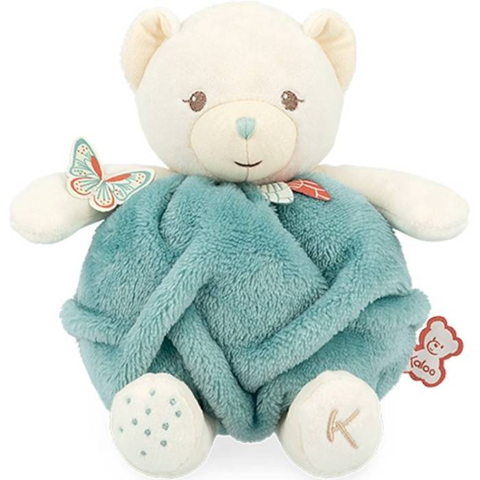 Peluche ours vert Plume Bulle d'Amour 23 cm