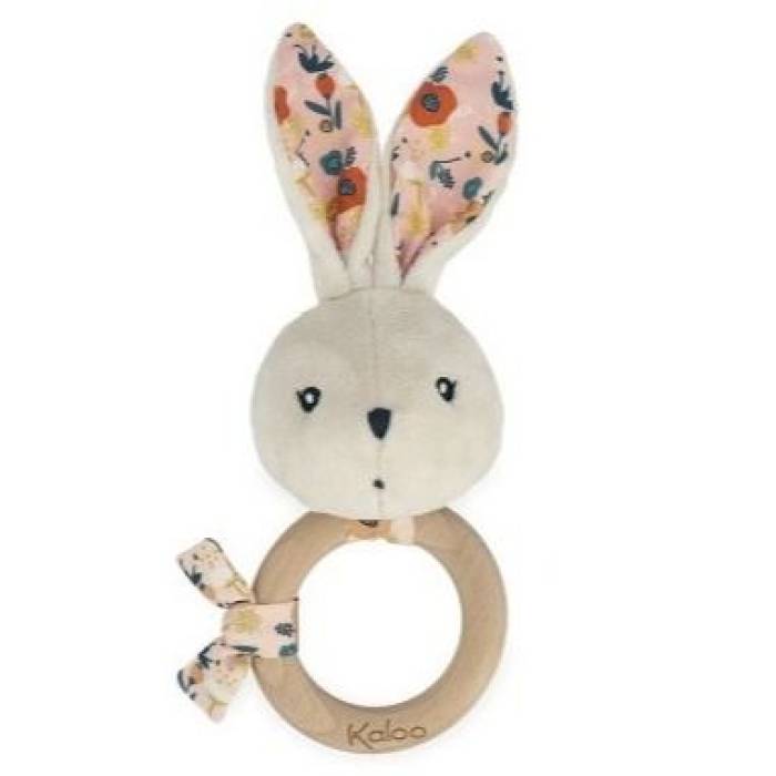 Hochet lapin Coquelicot K'doux