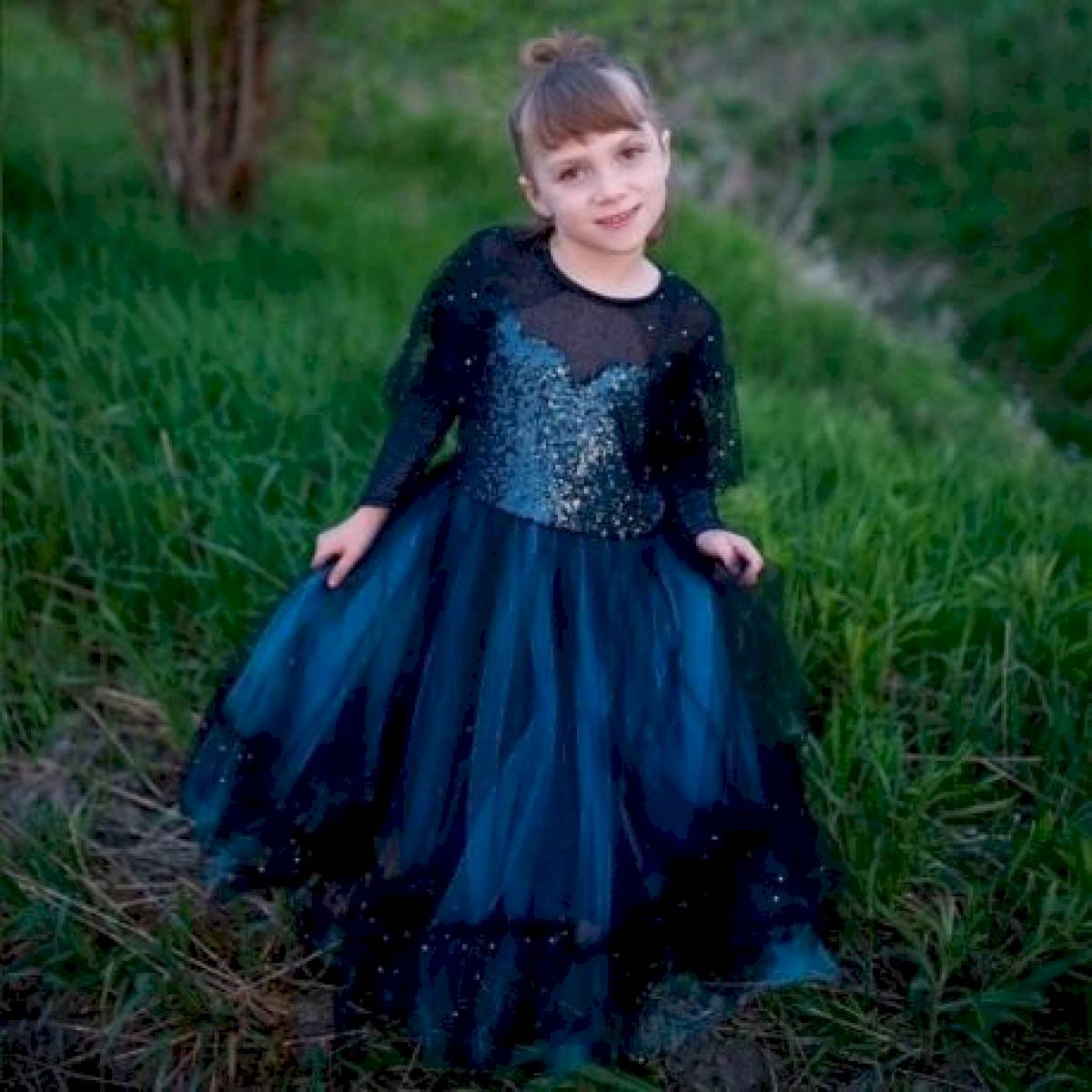 Luna la Sorcière de Minuit Robe et Coiffe 3-4 ans