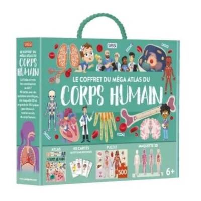 Coffret du méga atlas du corps humain