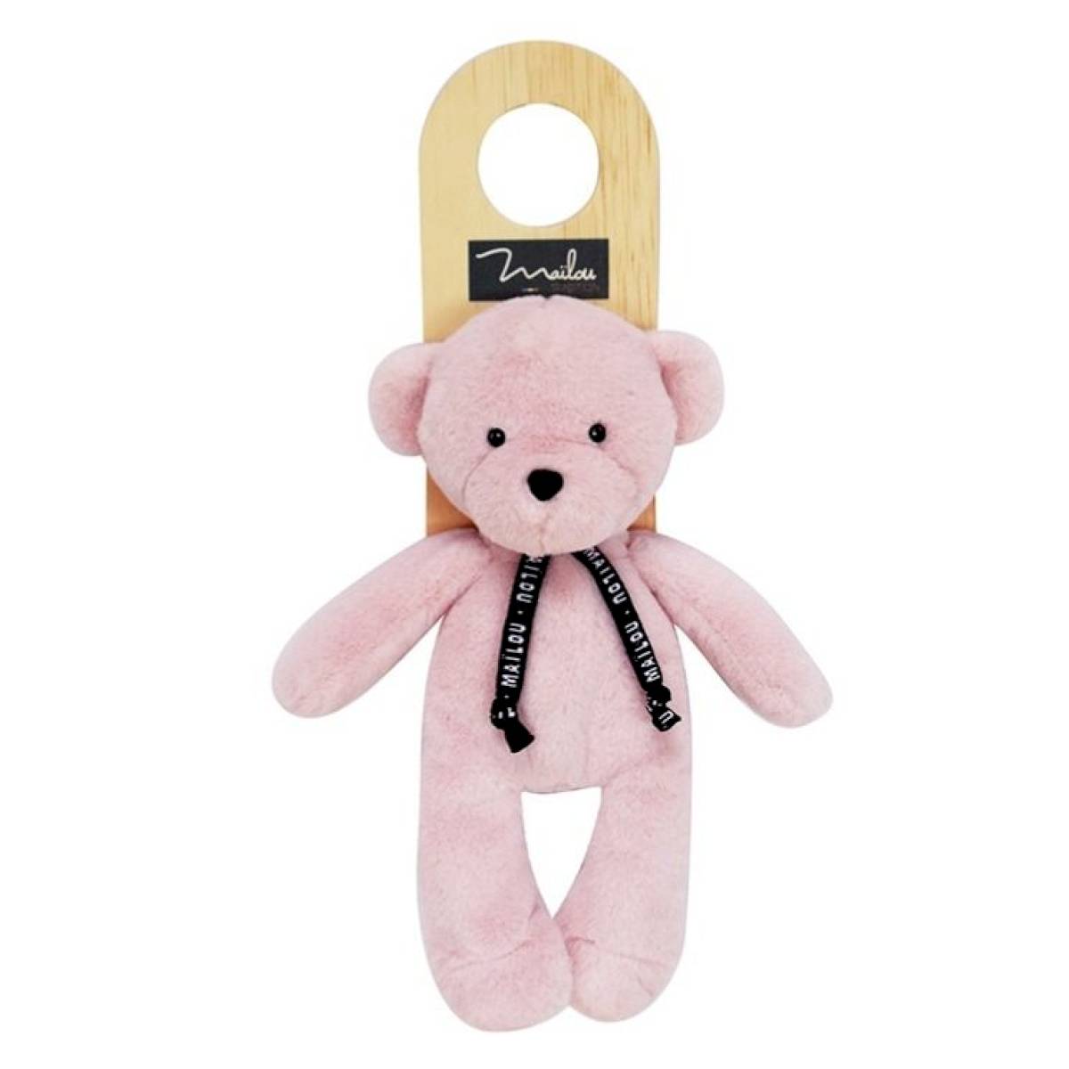 Doudou Ours Dorlotin rose poudré