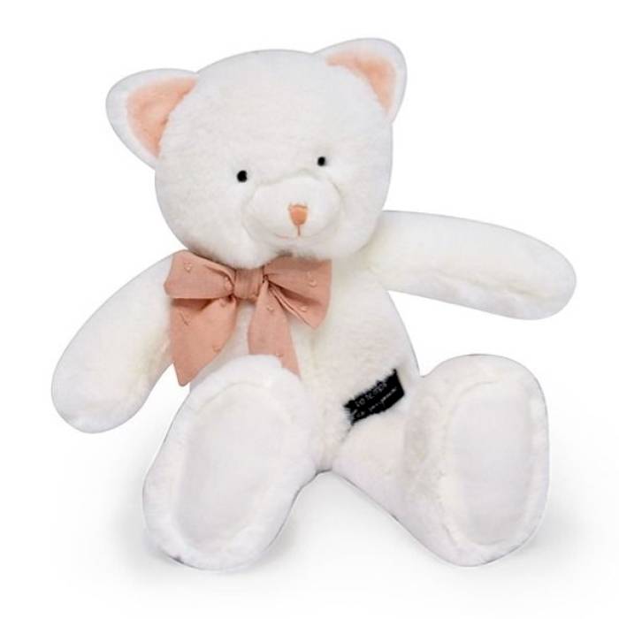Peluche Chat Pacha Blanc 28 cm