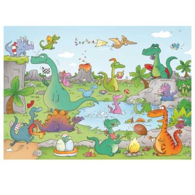 Puzzle 24 Pièces Les Dinosaures