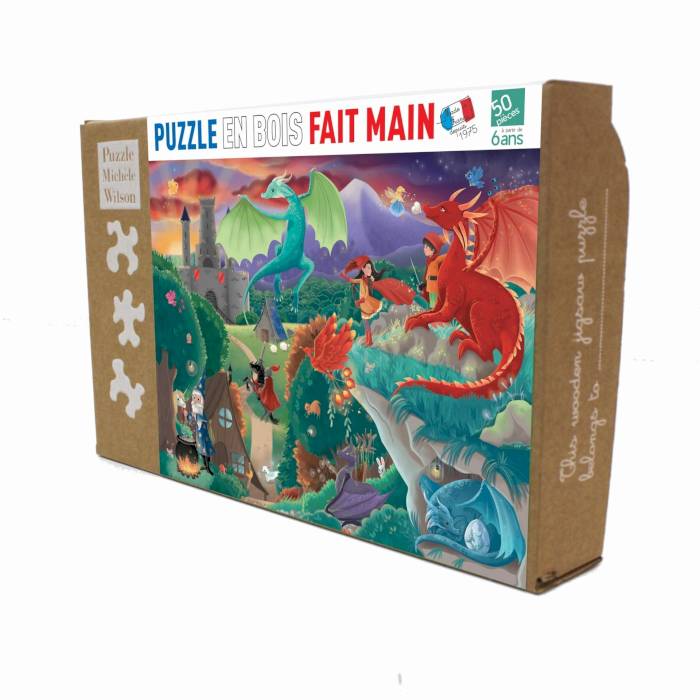 Puzzle 50 Pièces Les Dragons