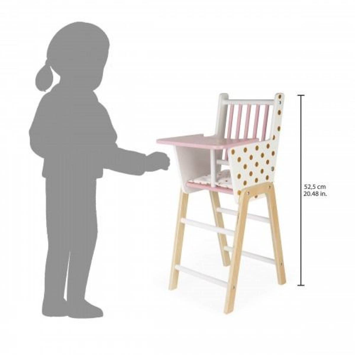 Chaise haute Candy Chic