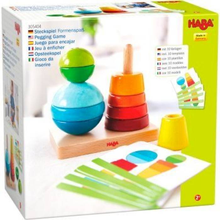 Jeu à enficher Plaisir des formes