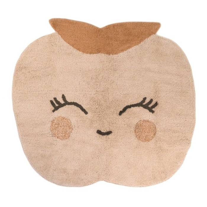 Tapis enfant pomme Candy Apple (95 x 105cm) - Nattiot