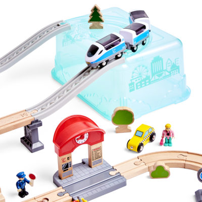 Coffret de train de la ville 2 en 1