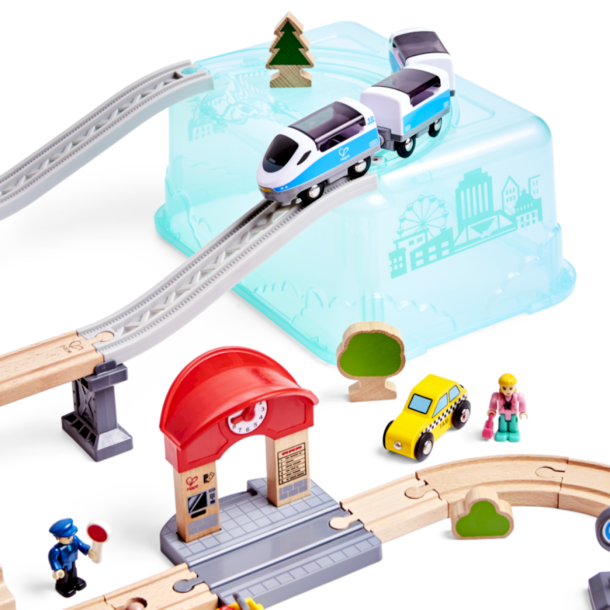 Coffret de train de la ville 2 en 1