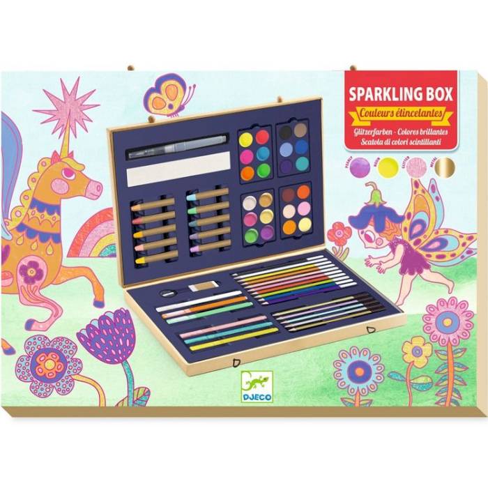 Mallette de coloriage Sparkling - Djeco