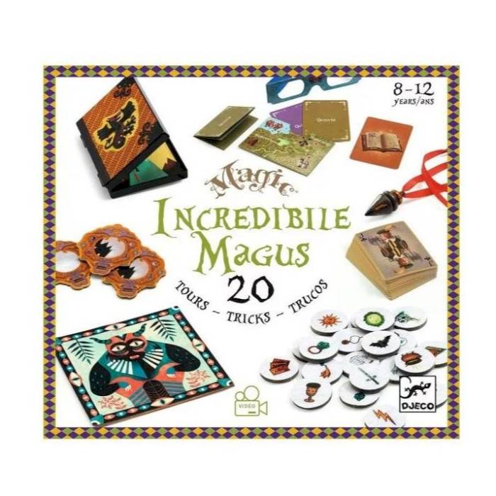 Coffret 20 tours de magie Incredibile Magus - Djeco