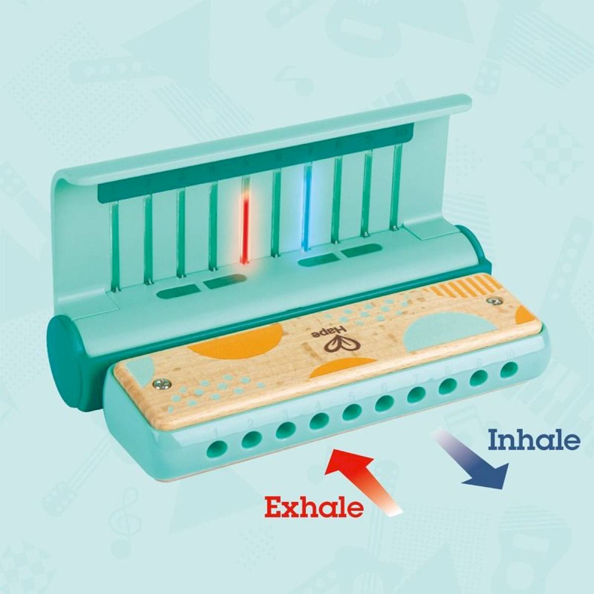 Harmonica avec apprentissage interactif