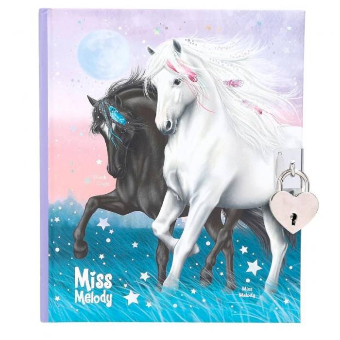Journal intime Miss Melody avec autocollants