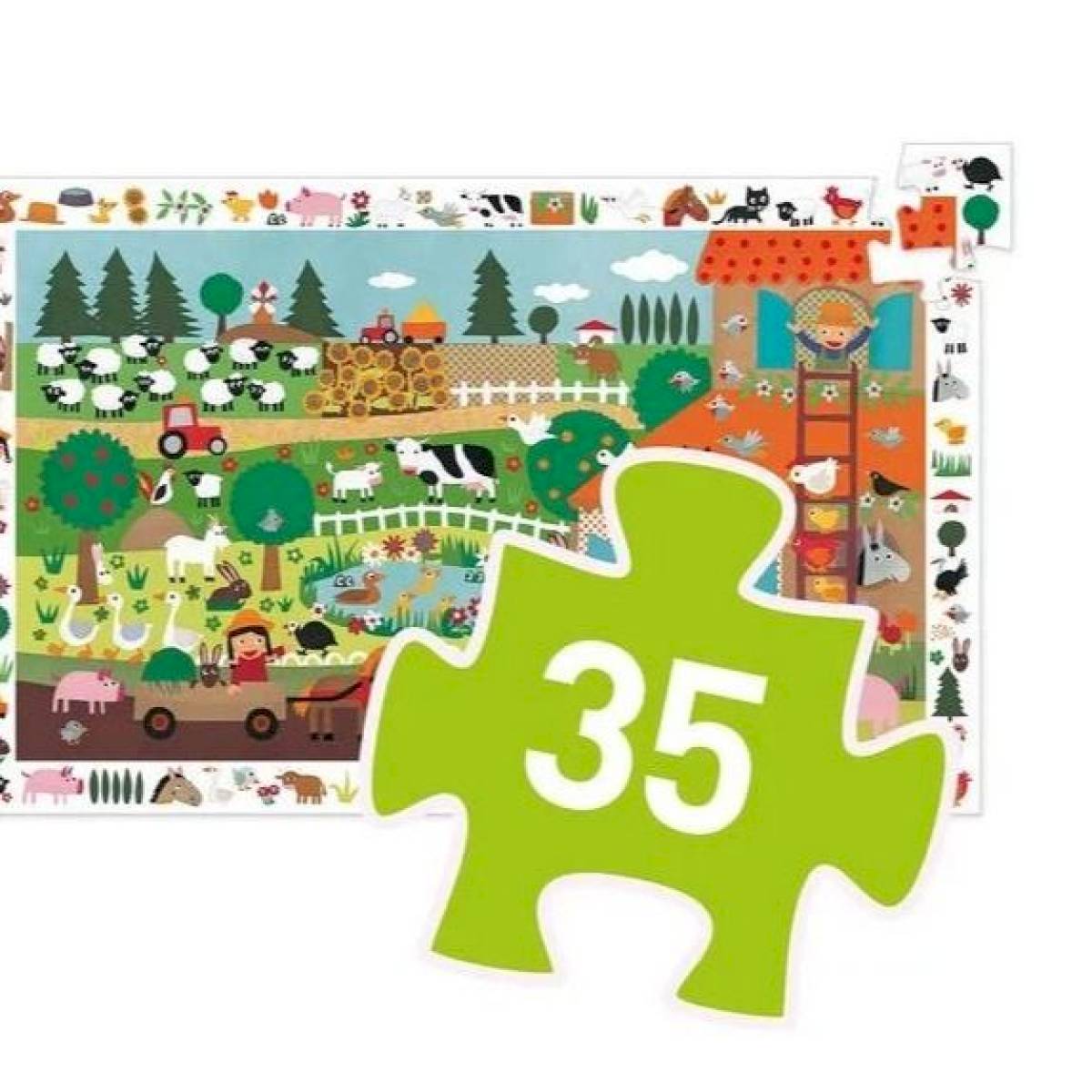 Puzzle d'observation Ferme 35 pièces