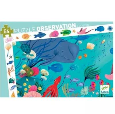 Puzzle d'observation Aquatique 54 pièces