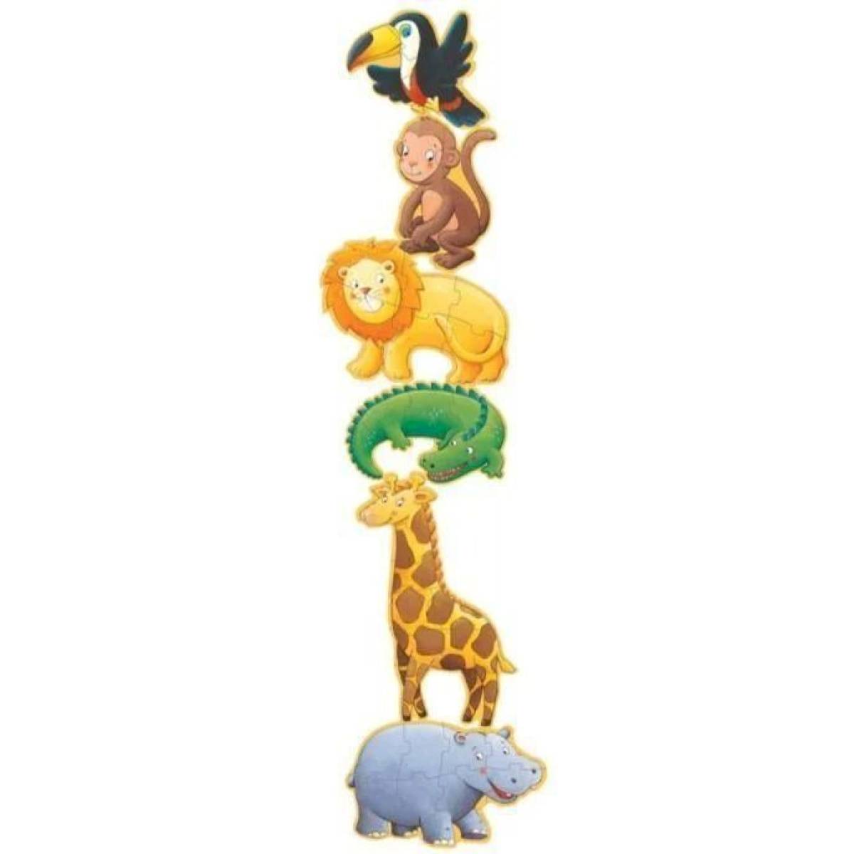 Puzzle évolutif Ouistiti et ses amis 4,6 et 9 pièces