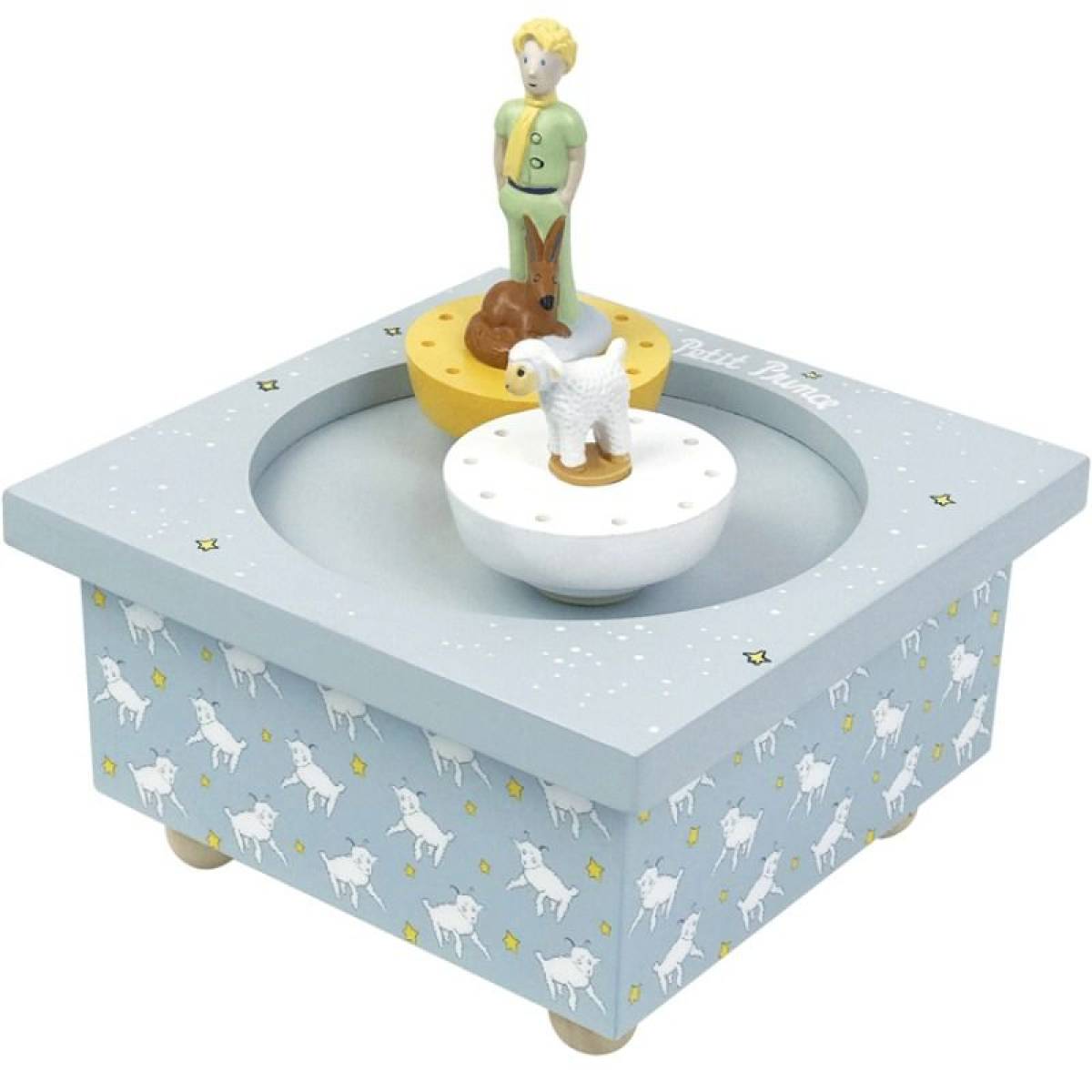 Boîte à musique Dancing Petit Prince bleu ciel