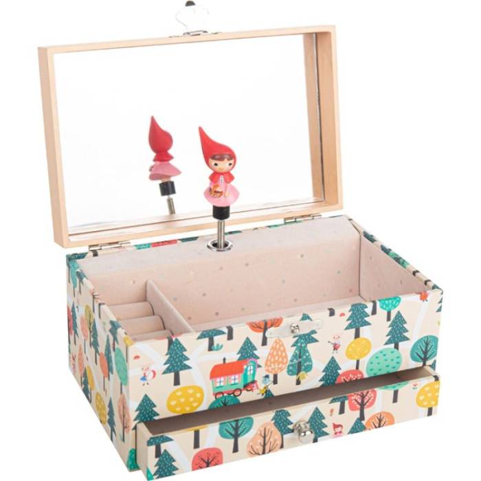 Boite à bijoux musicale Petit Chaperon Rouge