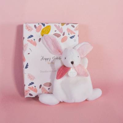 Coffret Doudou Lapin Happy Boho