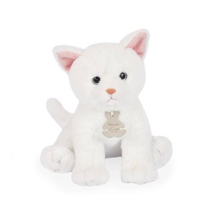 Peluche Bébé Chat Blanc