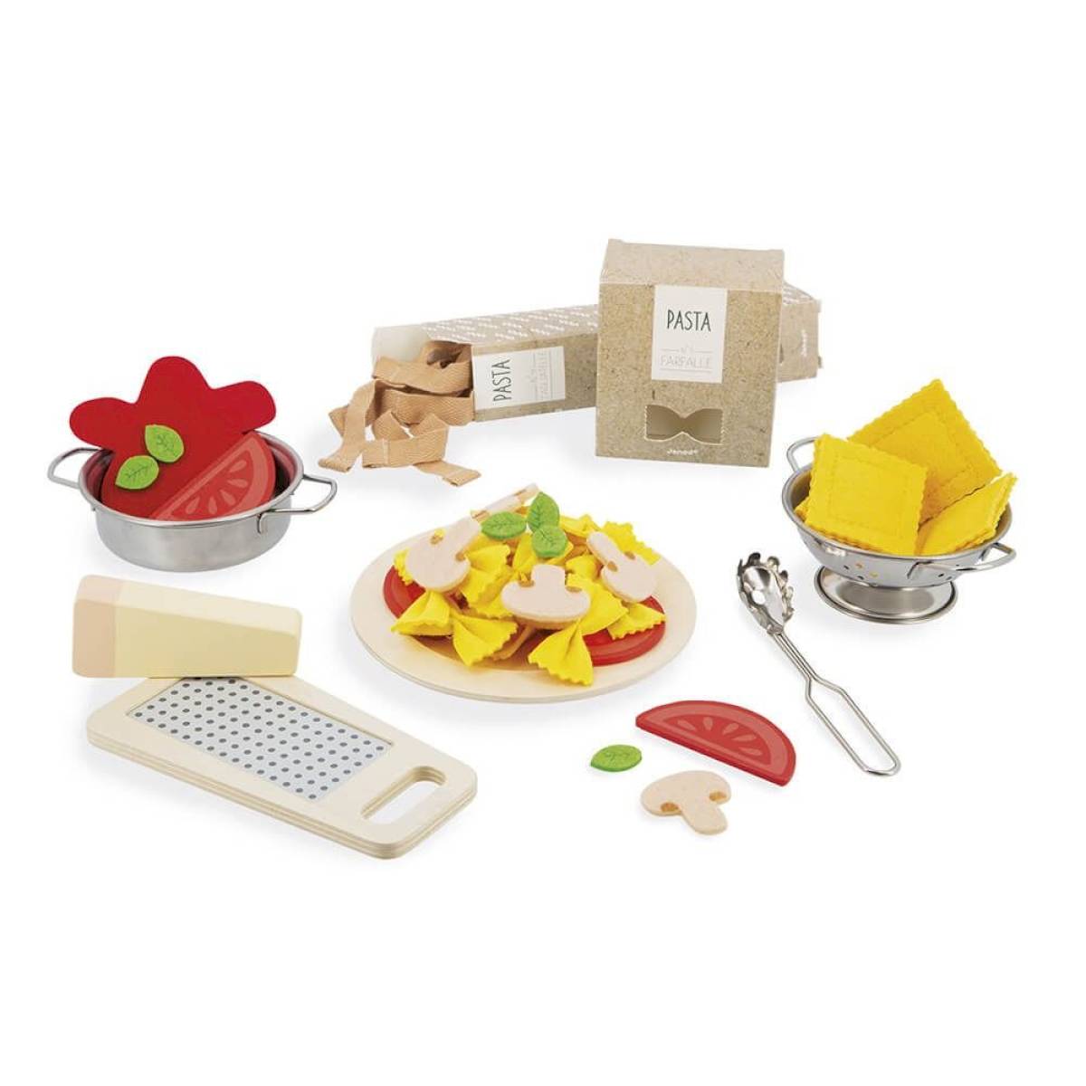 Fruits & Légumes en bois à découper - Maxi Set - Jouets d