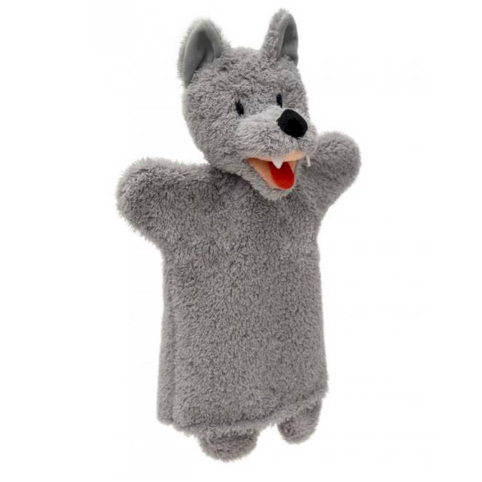 Marionnette Loup Gris 30 cm Baby0+