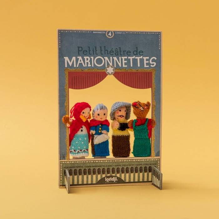 Théâtre de marionnettes en carton - Le Petit Chaperon Rouge