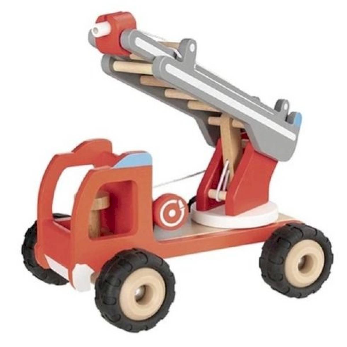 Grand camion de pompiers avec échelle