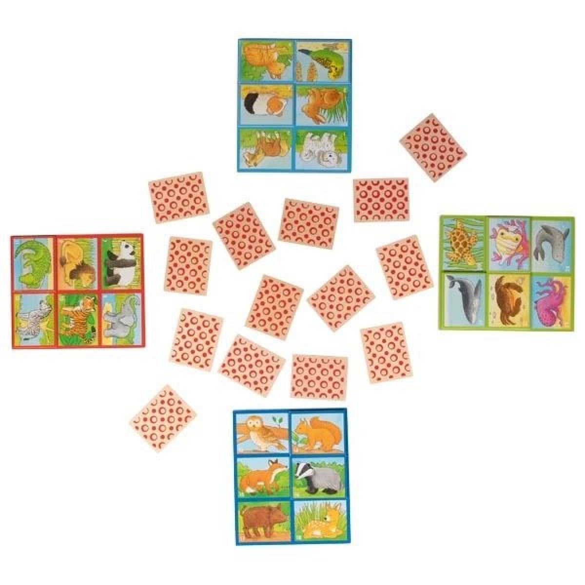 Loto des animaux en bois