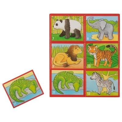 Loto des animaux en bois