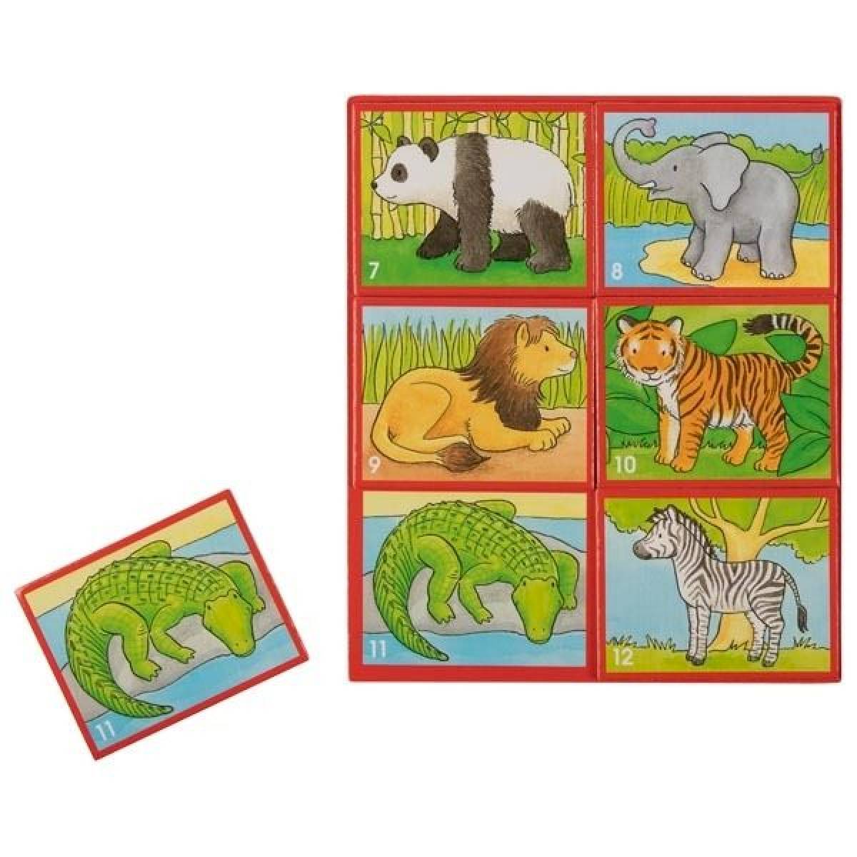 Loto des animaux en bois