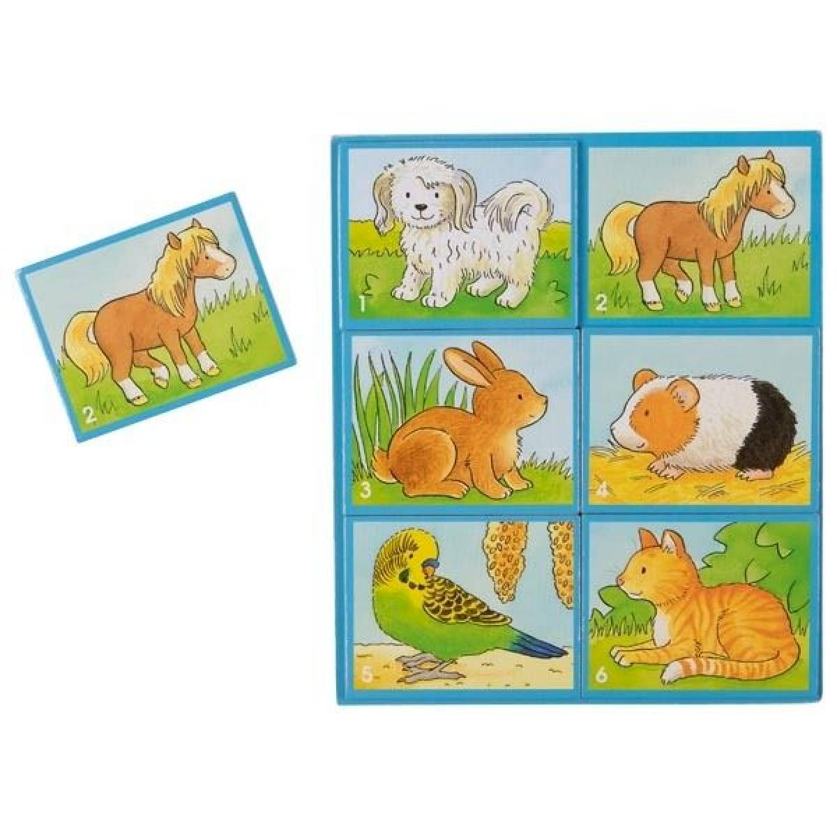 Loto des animaux en bois