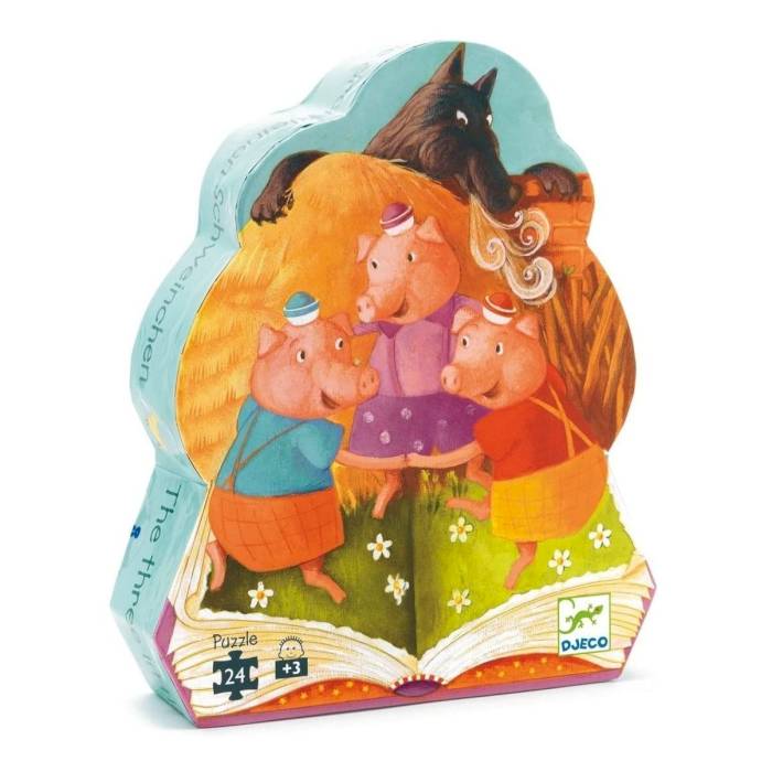 Puzzle Les 3 Petits Cochons 24 pièces