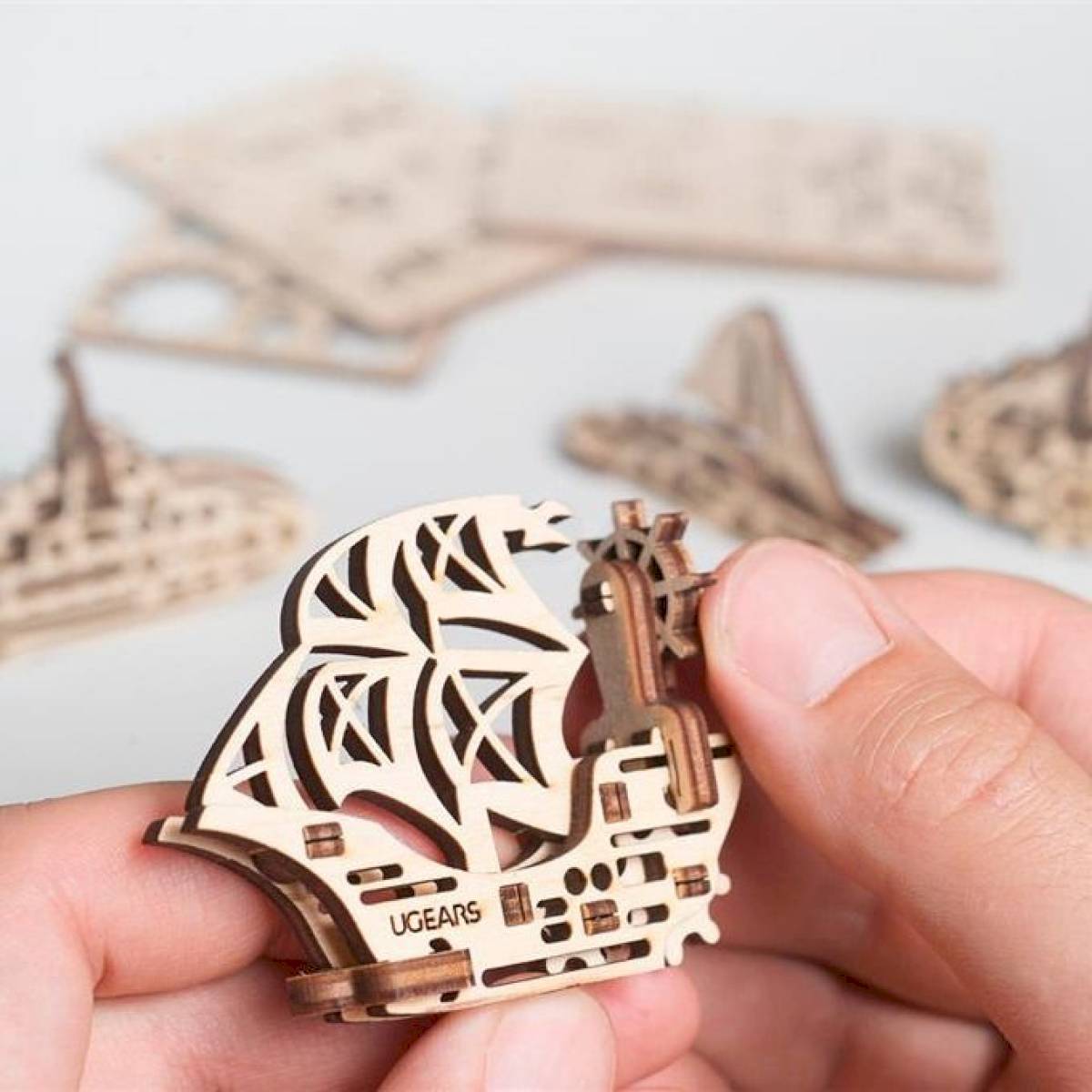 Maquette 3D - U-Fidget Bateaux