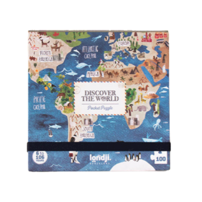Pocket Puzzle - Discover the World 100 pièces