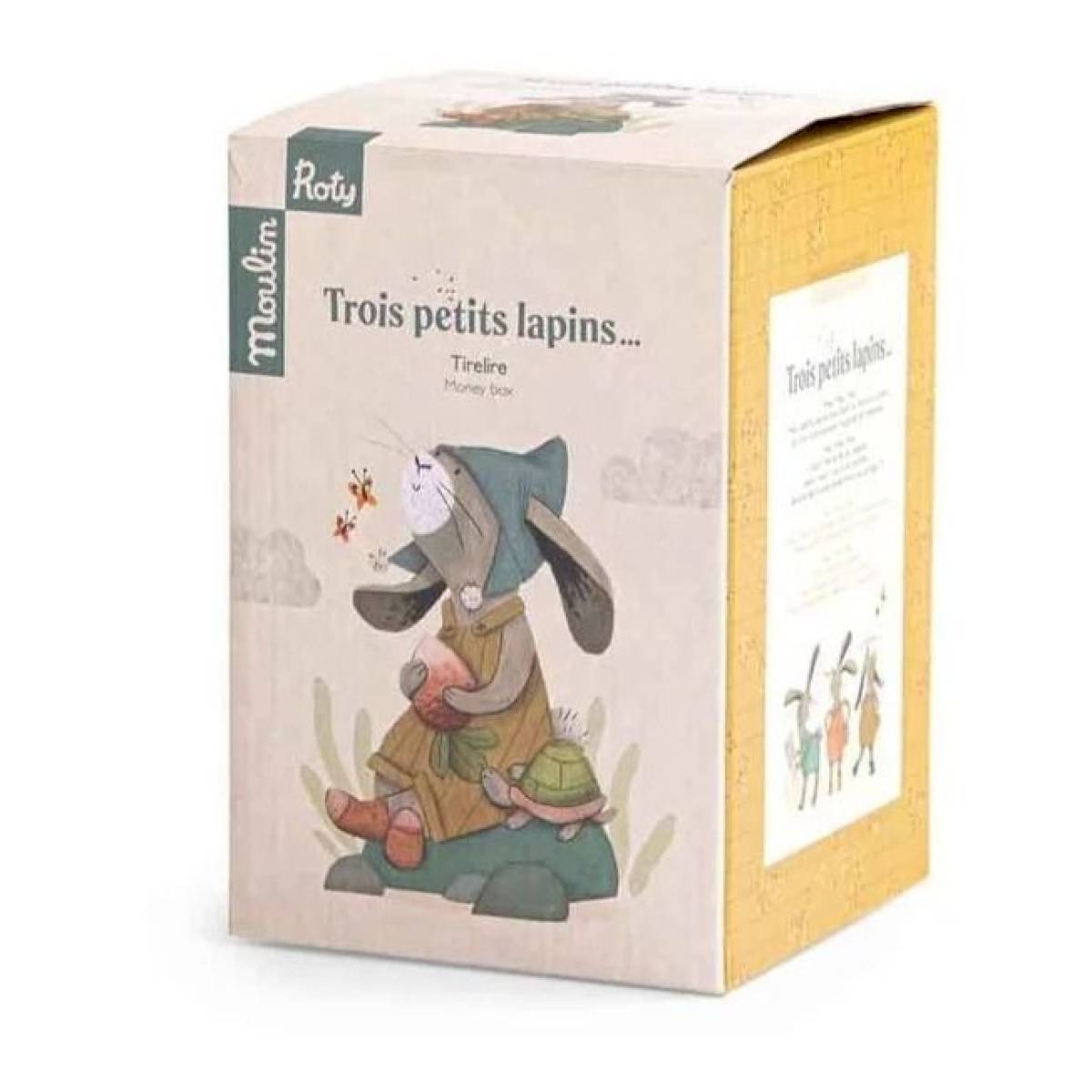 Tirelire Lapin Trois Petits Lapins