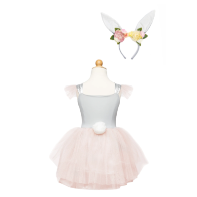 Robe de Lapin avec Coiffe 3-4 ans