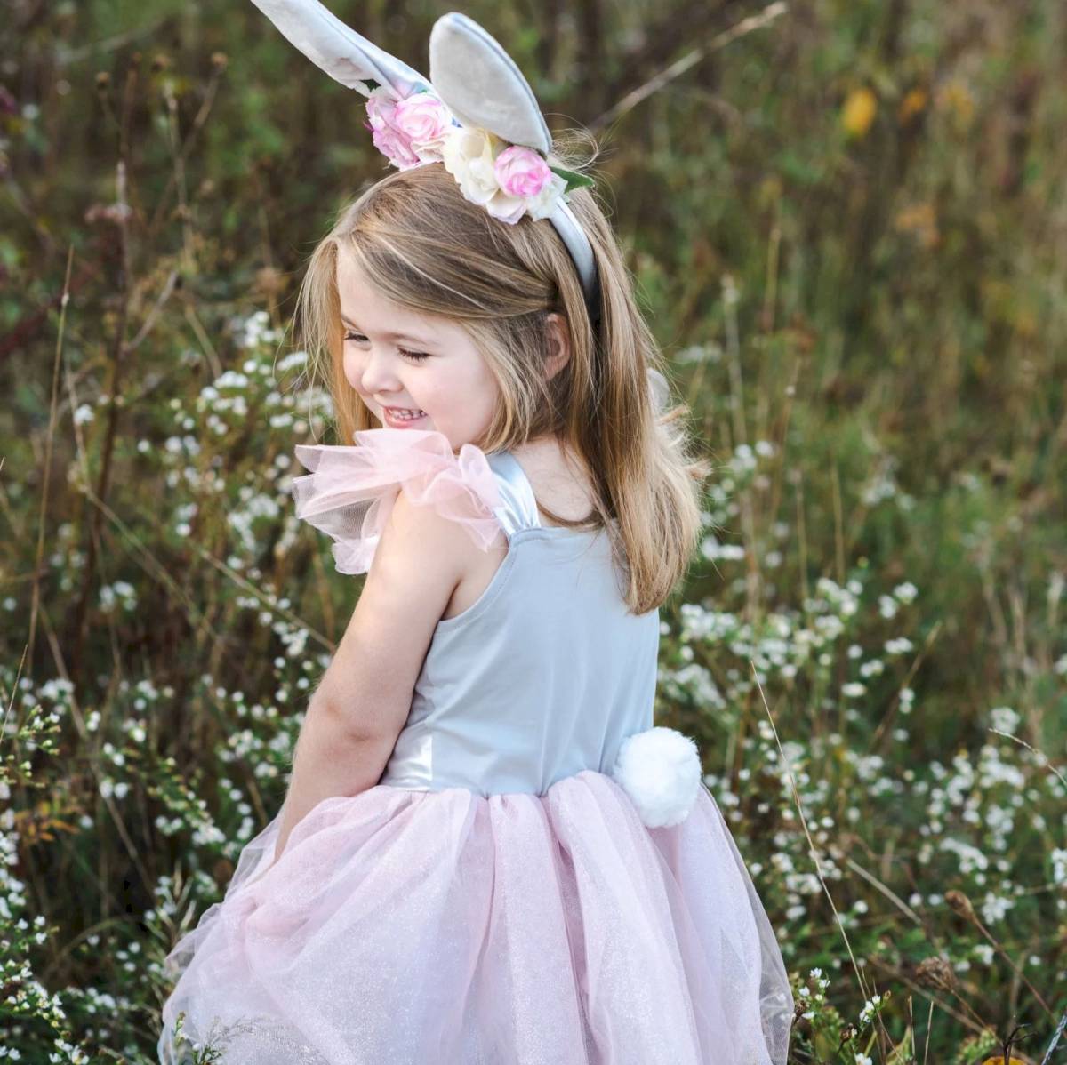 Robe de Lapin avec Coiffe 3-4 ans