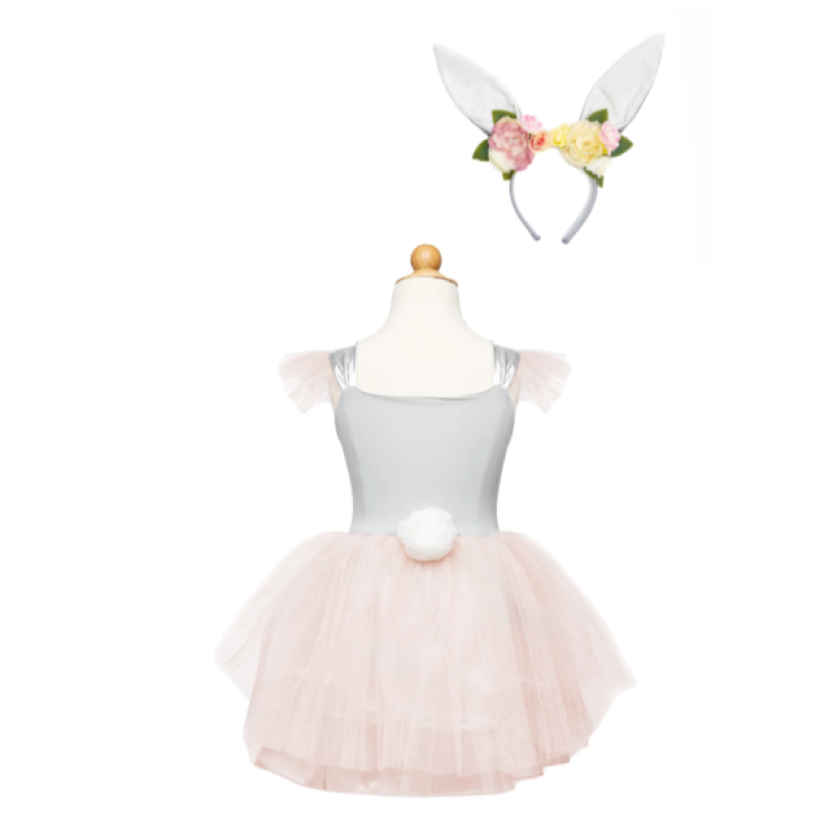 Robe de Lapin avec Coiffe 5-6 ans