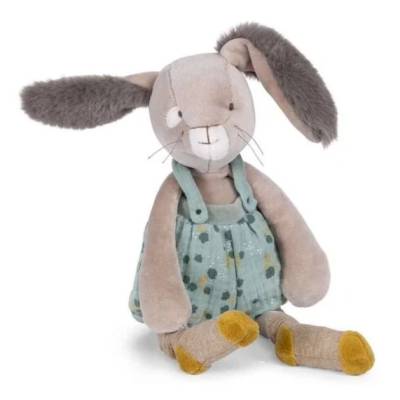 Peluche lapin sauge Trois Petits Lapins