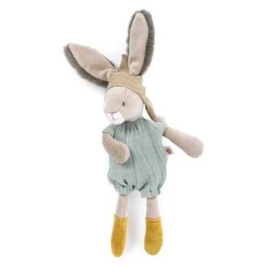 Peluche petit lapin sauge Trois Petits Lapins