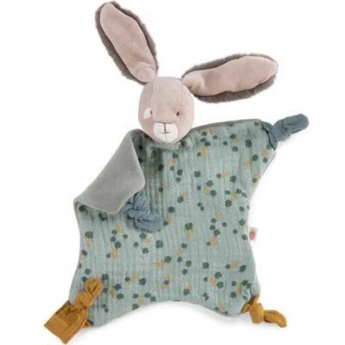 Peluche petit lapin sauge Trois Petits Lapins(dupliqué)