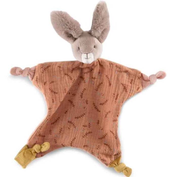 Doudou lapin argile Trois Petits Lapins