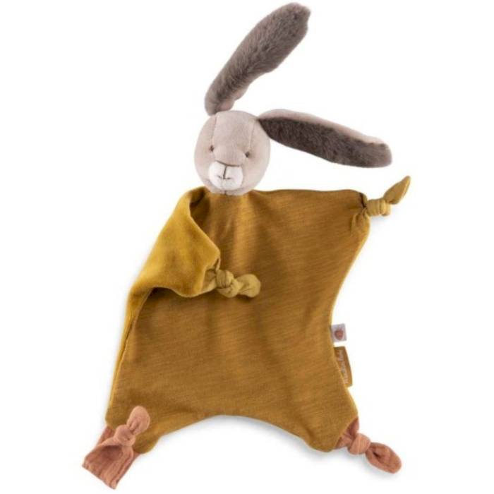 Doudou lapin ocre Trois Petits Lapins