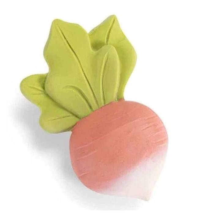 Anneau de dentition caoutchouc Radis Trois Petits Lapins