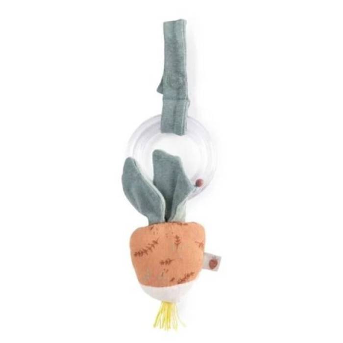 Hochet anneau billes radis Trois Petits Lapins