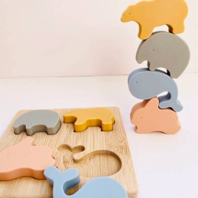 Puzzle en bois Montessori